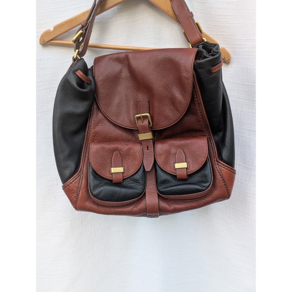 Marc by Marc Jacobs Brown and Black Leather Crossbody Bag